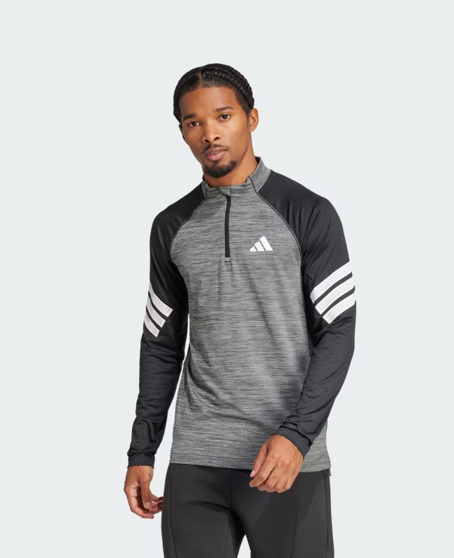 Icon 3-Stripes 1/4-Zip Tee