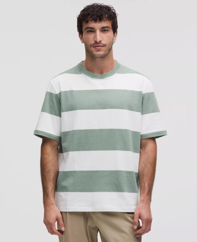 Heavyweight Cotton Jersey T-Shirt Stripe